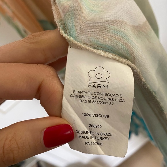 FARM Rio Sunset Wrap Dress Anthropologie Small - Picture 5 of 8